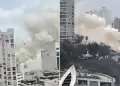 Emergencia en Miraflores: se registra incendio en acantilado de la Costa Verde en plenas Elecciones Regionales y Municipales
