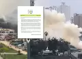 Municipalidad de Miraflores se pronuncia sobre incendio forestal ocasionado en el Malec�n de la Reserva