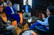 Keiko Fujimori se reuni� con sus vicepresidentes y el canciller para desarrollar agenda de trabajo, tras emitir su voto