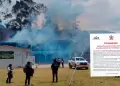ERM 2026: ONPE, JNE y RENIEC condenan atentado en local de votaci�n de Cajamarca