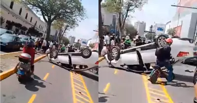 Veh�culo bloque� la ciclov�a.