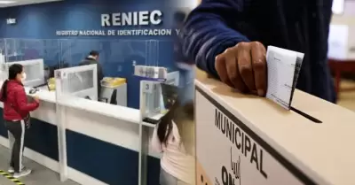 Reniec registr� alta demanda digital.