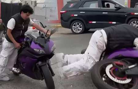 El joven sufri� un accidente.