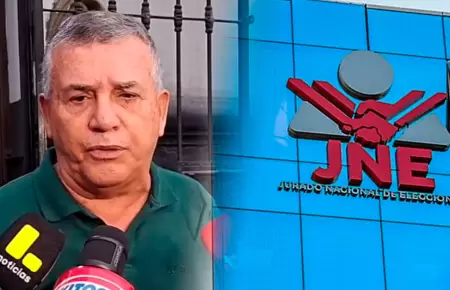 Daniel Urresti cuestiona desempe�o del JNE en las ERM 2026.