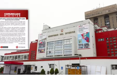Mininter activa investigaci�n tras difusi�n de presuntas amenazas