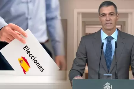 Adelanto de elecciones en Espa�a.