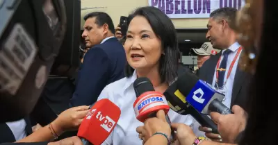 Keiko Fujimori tras presuntas amenazas en su contra