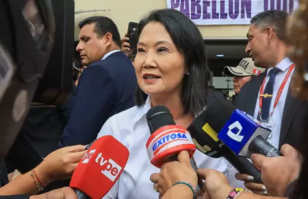 Keiko Fujimori tras presuntas amenazas en su contra