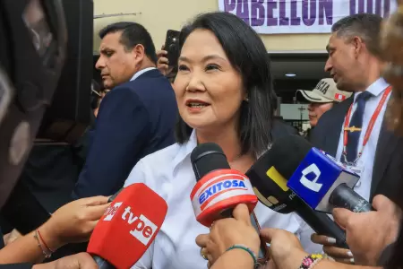 Keiko Fujimori tras presuntas amenazas en su contra