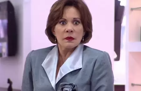 La actriz reaccion�.