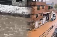 Cajamarca: intensas lluvias y granizada sorprende a ciudadanos y provocan inundaciones en vías
