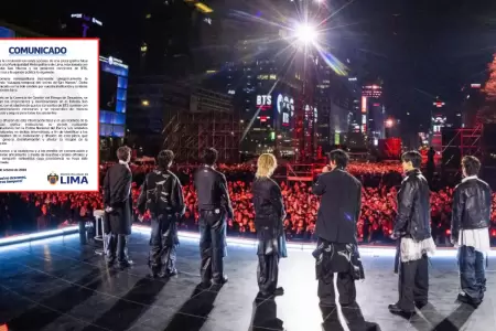 MML descarta clausura del estadio San Marcos d�as previos a los conciertos de BT