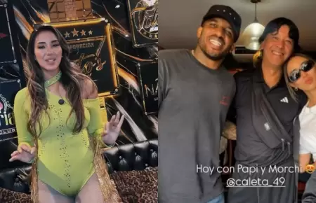 Jefferson Farf�n se re�ne con el padre de Xiomy Kanashiro