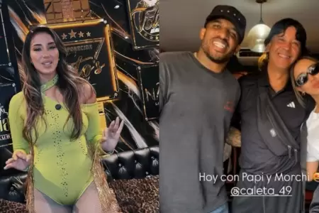 Jefferson Farf�n se re�ne con el padre de Xiomy Kanashiro