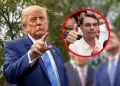 Donald Trump celebra "gran victoria" de Fl�vio Bolsonaro en Brasil tras pasar a segunda vuelta con Lula da Silva