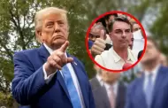 Donald Trump celebra "gran victoria" de Flávio Bolsonaro en Brasil tras pasar a segunda vuelta con Lula da Silva