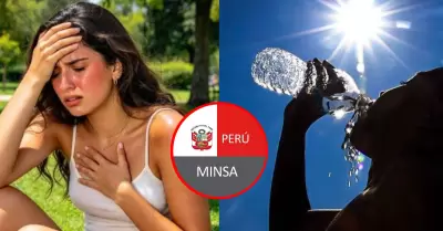 Minsa advierte sobre golpe de calor