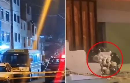Detonan explosivo y dejan arreglo f�nebre en vivienda del Callao