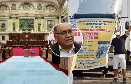 Transportistas critican a oposici�n y piden el cierre de la C�mara de Diputados