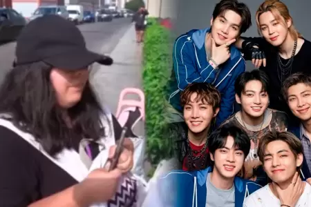 Fan de BTS vende pan con pollo para compra entrada BTS.
