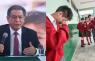 Ministro de Educaci�n confirma retorno de expulsi�n de alumnos que cometan faltas graves en colegios