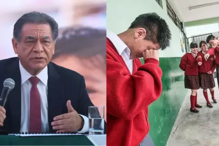 Ministro de Educaci�n confirma retorno de expulsi�n de estudiantes por faltas gr