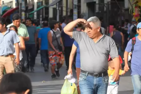 Senamhi emite alerta roja ante incremento de temperatura