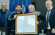 Lionel Messi recibió el título Doctor Honoris Causa de la Universidad de Buenos Aires: "Un orgullo para mí"