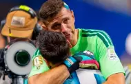 El 'Dibu' Martínez se hizo un corte de cabello con el logo de Messi antes de su despedida de la albiceleste