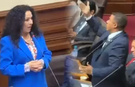 Tenso momento en el Congreso durante debate.