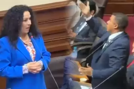 Tenso momento en el Congreso durante debate.