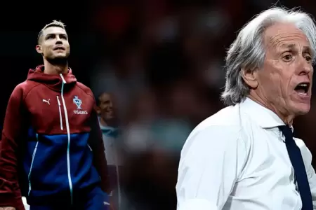 Cristiano Ronaldo arremeti� contra Jorge Jes�s.