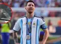 Lionel Messi se quiebra ante el masivo afecto de la hinchada argentina rumbo a su �ltimo partido