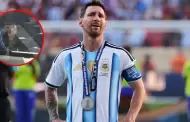 Lionel Messi se quiebra ante el masivo afecto de la hinchada argentina rumbo a su último partido
