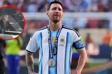 El astro argentino se quebr� tras la emoci�n.