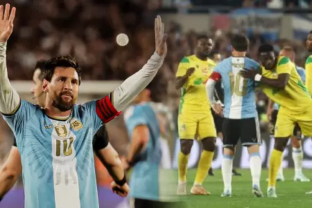 El astro argentino vivi� su �ltimo partido como miembro de la selecci�n de Argen