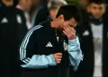 Lionel Messi rompe en llanto durante su conmovedor discurso de despedida de la selecci�n argentina