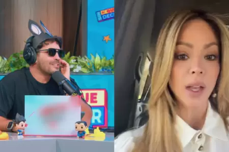 Israel Dreyfus reacciona a la molestia de Sheyla Rojas