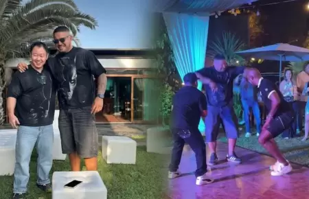 Loco Vargas celebr� su cumplea�os 43