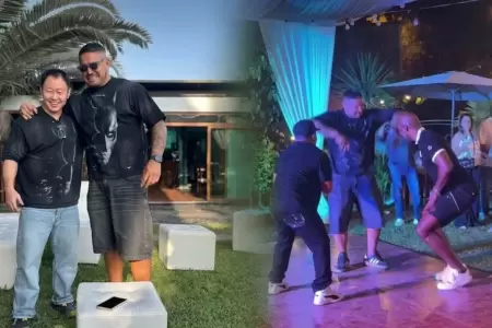 Loco Vargas celebr� su cumplea�os 43