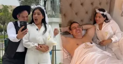 Mark Vito y Leslie Echevarr�a se 'casan'