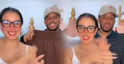 Jefferson Farf�n 'manda' a Xiomy Kanashiro a vender ropa
