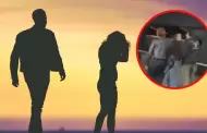 Joven descubre a su padre con otra mujer en un cine y decide confrontarlo: escena se volvió viral