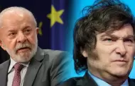 Javier Milei llama "ladr�n" a Lula da Silva y respalda a Fl�vio Bolsonaro antes del balotaje en Brasil