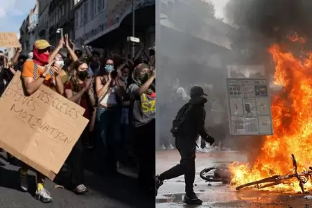 Protestas estudiantiles en Francia