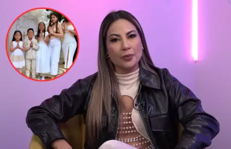 Pamela L�pez revela que sus hijos no tienen casa propia