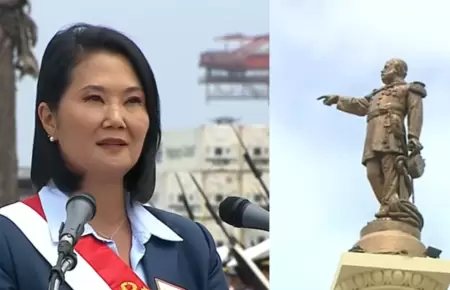 Keiko Fujimori en aniversario de la Marina de Guerra