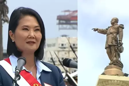 Keiko Fujimori en aniversario de la Marina de Guerra