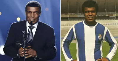 Te�filo Cubillas es galardonado con el Drag�n de Oro del FC Porto