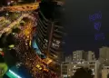 BTS en Lima: show de drones re�ne a multitud de ARMY en Miraflores pese al pedido de dejar descansar al grupo